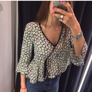 zara trafaluc collection blouse
